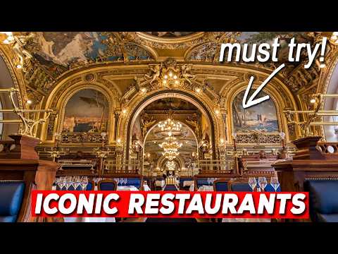 Revewing TOP 5 MOST ICONIC Restaurants in Paris 