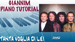 Tanta Voglia di Lei (Pooh) - Tutorial per pianoforte con accordi by GianniM (X spartito vd info)