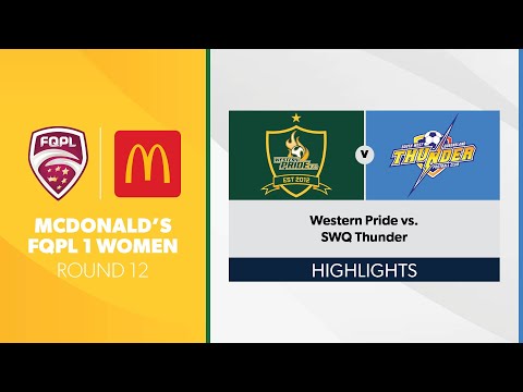 McDonald's FQPL 1 Women R12 - Western Pride vs. SWQ Thunder Highlights