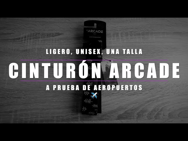 Vídeo relacionado con Arcade Adventure Cinturón, Negro Jaspeado, Talla única Unisex Adulto