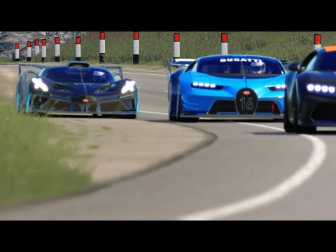 Bugatti Bolide vs Fast Hypercars at Highlands