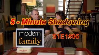 Manny's very passionate。| Modern Family Shadowing S1E1#06