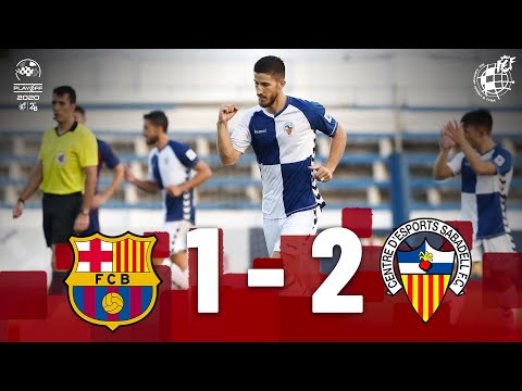RESUMEN | FC Barcelona "B" 1 - 2 CE Sabadell | Playoff de ascenso a Segunda División