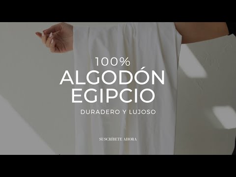 Sábanas de Lujo 100% Algodón Egipcio son Duraderas y Suaves