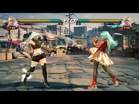 L7 147 Lili Rochefort vs Lili Hair Color - Tekken 7 ( Uchiha x24 ) Gameplay PC