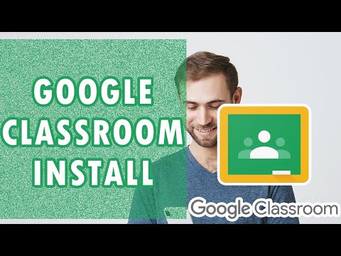 Part of a video titled How To Install Google Classroom Tutorial - YouTube
