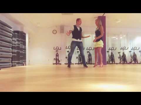 Linda Lindorff dans lektion med Kristjan Lootus - testar nytt trick