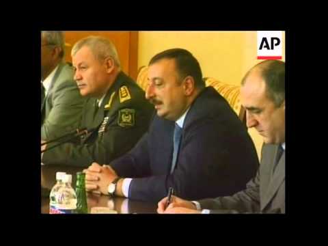 US defence chief thanks Azeri president for support