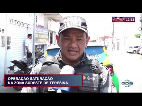 ROTA DO DIA 02 10  Operacão Saturacão na zona sudeste de Teresina