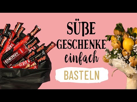 Individuelle Geschenke selber machen 💐 6 einfache Ideen zum Geburtstag basteln  🍬 Süße Geschenkideen