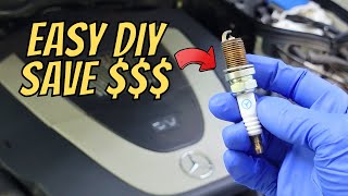 Mercedes E350 Spark Plug Replacement DIY (W211 V6 & V8)