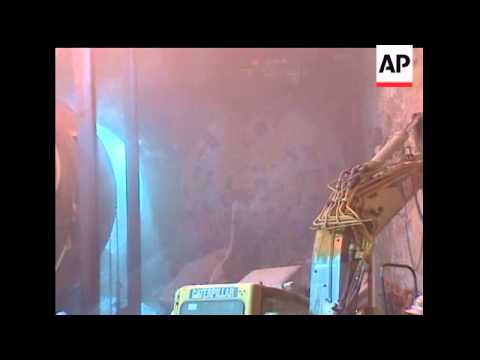 A tunnel boring machine broke through a wall of bedrock underneath the Port Authority bus terminal i