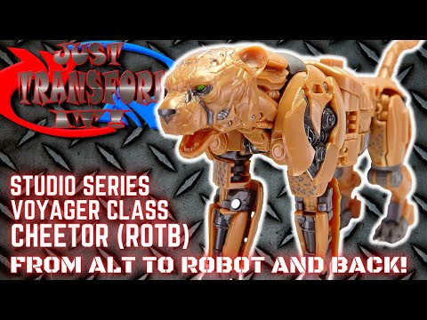 JUST TRANSFORM IT!: Studio Series Voyager Cheetor (RotB)