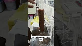 Soil Hydrometer Analysis test #soiltesting #laboratory