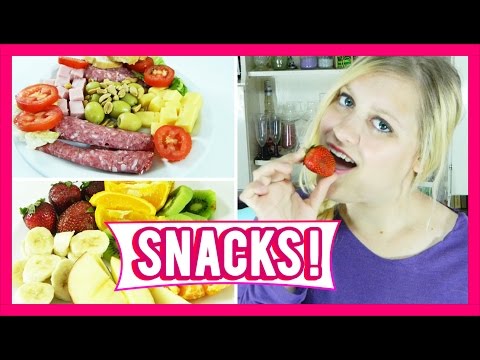 ¡Snacks en 5 minutos, sin cocinar!
