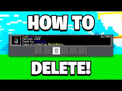 How To Delete Addons/Texture Packs! | Minecraft PE (Win10/Xbox/PS4/Switch)