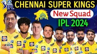 IPL 2024 | Chennai Super Kings Squad | Chennai Team Squad IPL 2024 | IPL 2024 CSK Squad | CSK 2024 |