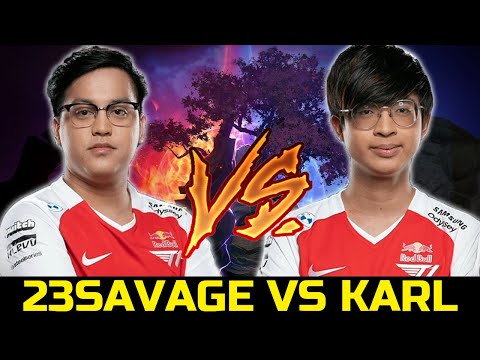KARL VS 23SAVAGE - RAZOR MID VS RAPIER MEDUSA DOTA 2