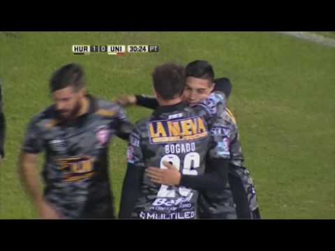 Gol de Espinoza. Huracán 1 - Unión 0. Fecha 15. Primera División 2016