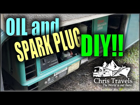 Onan MicroLite 2800 Generator DIY Oil and Spark Plug Change
