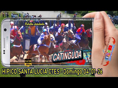 CATINGUDA-Potrillos debutantes- Hipico Santa Lucia Ctes 04-01-26