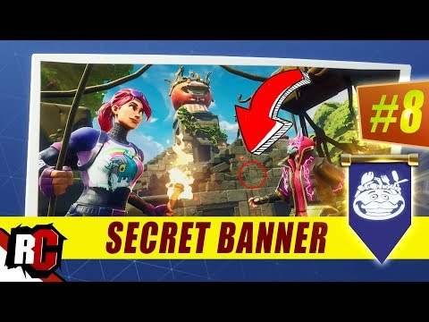 SECRET Banner Location WEEK 8 Fortnite (Previously Secret Battle Star - Banner Location Week 8)