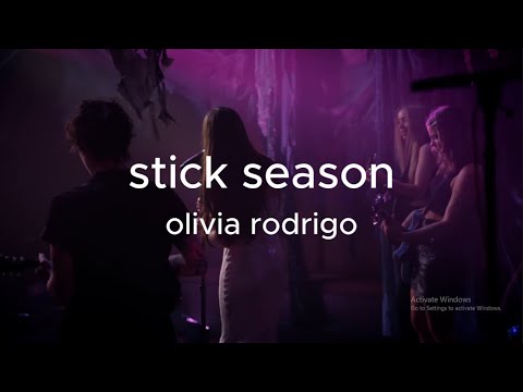 Olivia Rodrigo - Stick Season (Noah Kahan cover) (Lyrics)