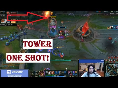 Imaqtpie Tower in One Shot With Ziggs ADC