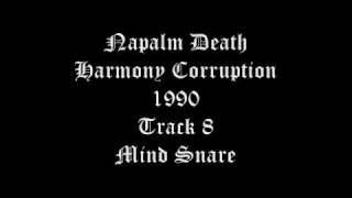Napalm Death Harmony Corruption 1990 Track 8 Mind Snare