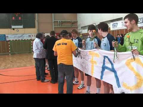 SG LVB - HSG Freiberg 25:24 (12:11) - Ehrung der B- & C-Jugend vor dem Spiel