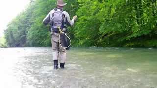 preview picture of video 'Flyfishing Weisse Traun 2012'