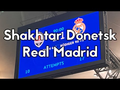 Shakhtar Donetsk - Real Madrid 11.10.2022 (Champions League)