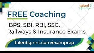 Talent Sprint FREE Coaching for Competitive Exam Prep 2018 Exams - Subscribe Now!