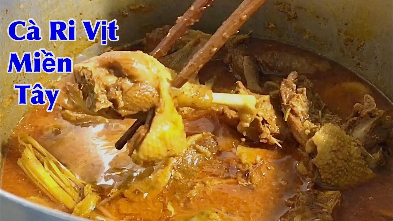 Cách Nấu Cà Ri Vịt Nước Cốt Dừa