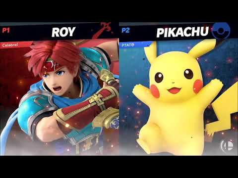 Calabrel (Roy) vs DarkP0tat0 (Pikachu) - Smash Ultimate 11.0.1