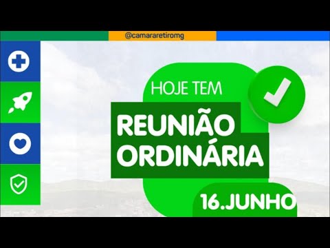 🔴AO VIVO | SESSÃO ORDINÁRIA CÂMARA MUNICIPAL DE SANTO ANTÔNIO DO RETIRO | 16/06/2026