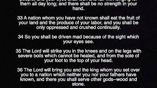 Deuteronomy 28 - English l Audio & Scripture l NKJV