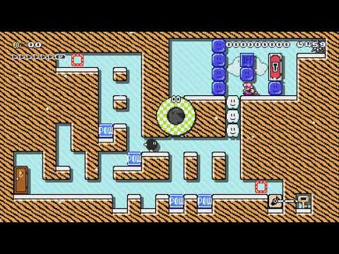 【One Screen Puzzle X 2】ボムの歩く道 by さとったひと - Super Mario Maker 2 - No Commentary 1bu