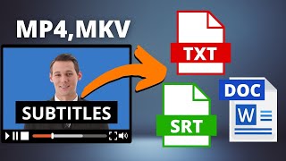 How to extract subtitles from an MP4 video #learnspanish #spanishinput