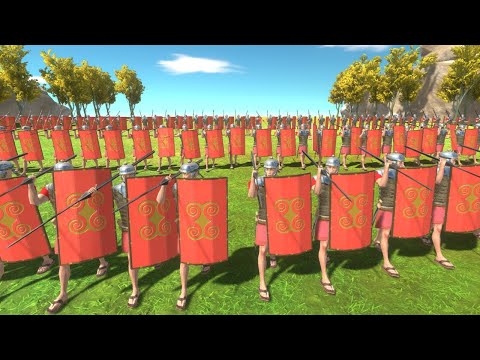 100 Romanus vs ALL TEAMS Animal Revolt Battle Simulator
