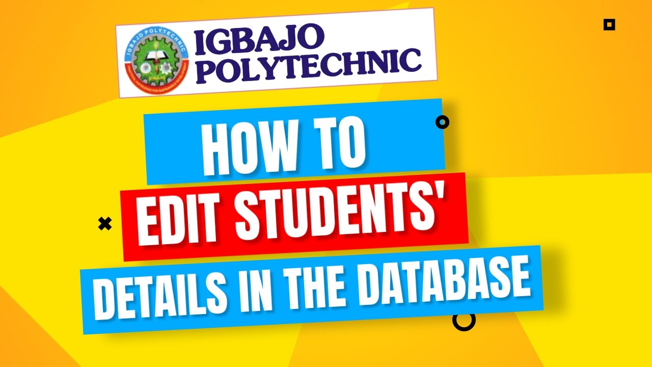 Mastering Student Data Management: A Comprehensive Guide to Editing Student Details in Your Portal!