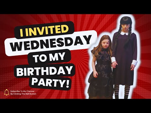 MY 6TH BIRTHDAY PARTY WITH WEDNESDAY ADDAMS AND FRIENDS! #party #wednesday #wednesdayaddams #friends