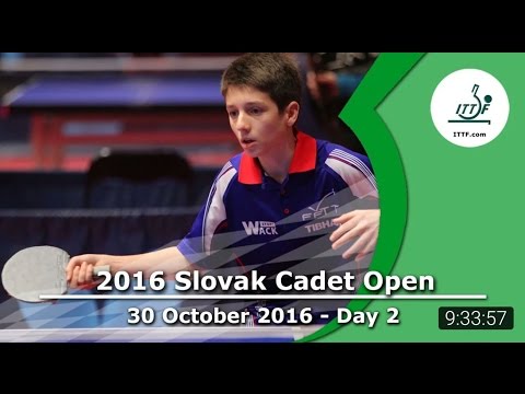2016_ Slovak Cadet Open_ITTF Events_Jules Cavaillé