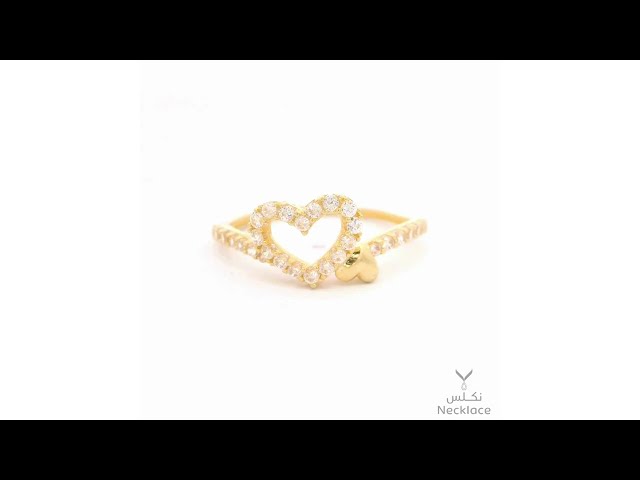 خاتم ذهب عيار 18 ( RN.5357)