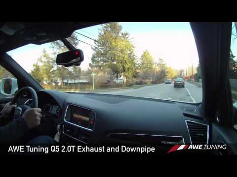 AWE Tuning Q5 2.0T Exhaust and Downpipe