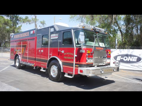 Walk Around of Dunedin Fire Rescue's Rear Mount Pumper -  SO143726