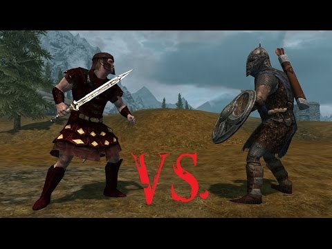 Skyrim A.I. Battle - Imperials Vs. Stormcloaks Rematch