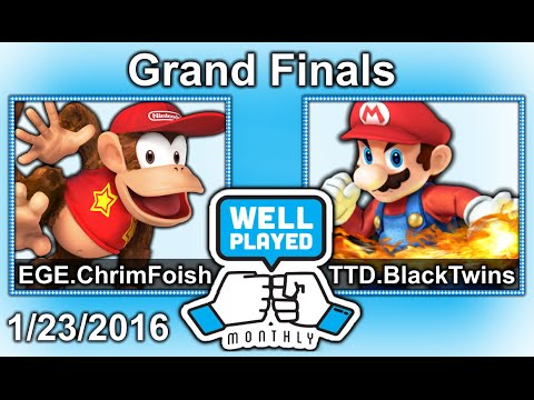 Well Played Monthly #5 Sm4sh - EGE.Chrim Foish vs TTD.BlackTwins - Grand Finals