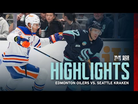 Seattle Kraken vs Edmonton Oilers | 10/25 Game Highlights