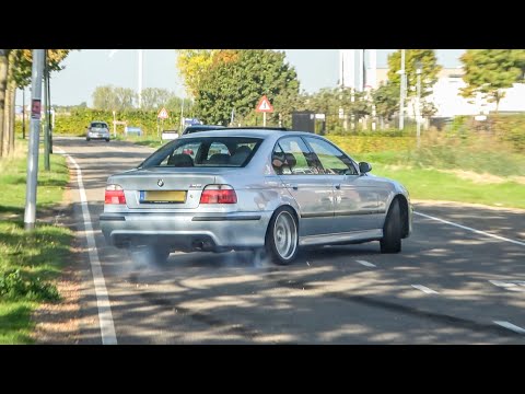 BMW M5 E39 with Supersprint Exhaust - Accelerations And POWERSLIDES!